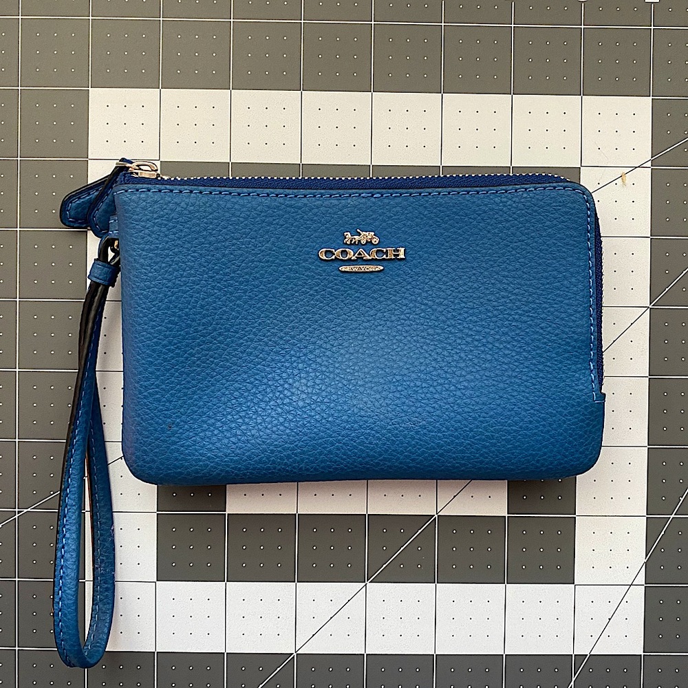 Blue Coach Wallet